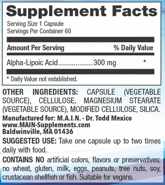 MAIN Alpha-Lipoic Acid