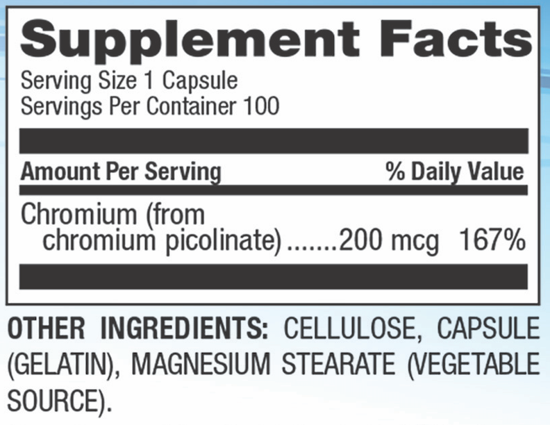 MAIN Chromium Picolinate