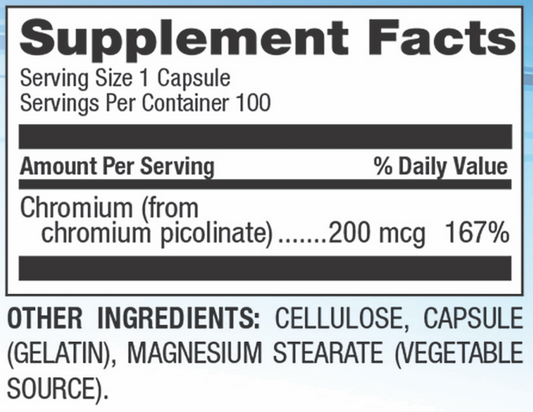 MAIN Chromium Picolinate
