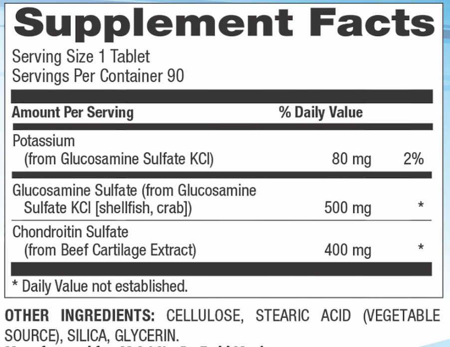 MAIN Glucosamine Chondroitin